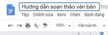 Cách chia sẻ tài liệu trên Google Docs 1
